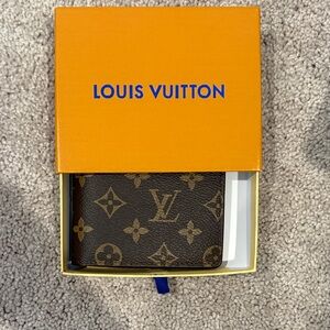 Louis Vuitton Brown and Gold Monogram Wallet